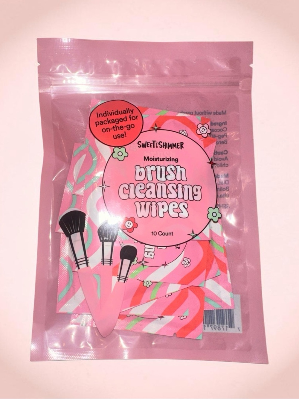 Ulta Sweet and Shimmer Brush Cleansing Wipes - 10 count